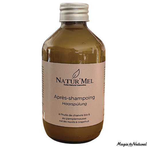 Après-Shampoing sans ammonium quaternaire - Démêlant & hydratant - 250 ml l Natur'Mel Cosm'Ethique l La Magie du Naturel l SUISSE