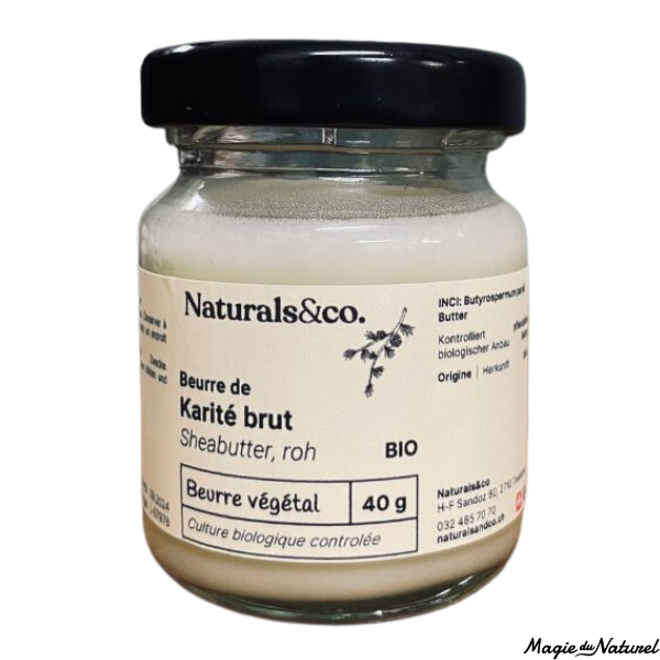 Beurre de Karité BIO, brut. l Naturals&Co l La Magie du Naturel l SUISSE