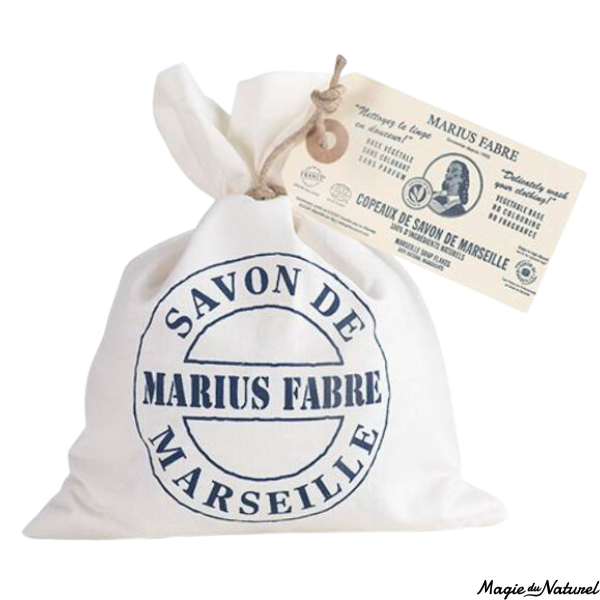 Copeaux Savon Marseille blanc SANS HUILE DE PALME - Marius Fabre - La Magie  du Naturel