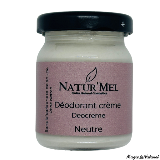 Déodorant crème « le Neutre » sans bicarbonate de soude - 50ml l Natur'Mel Cosm'Ethique l La Magie du Naturel l SUISSE