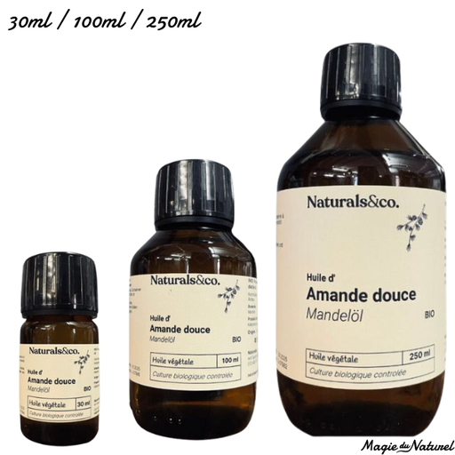 Huile d'Amande douce BIO l Naturals&Co l La Magie du Naturel l SUISSE