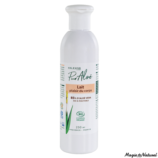 Lait hydratant "Paisir du corps" - 85% Aloé Vera - 250 ml l Pur Aloé l La Magie du Naturel l SUISSE