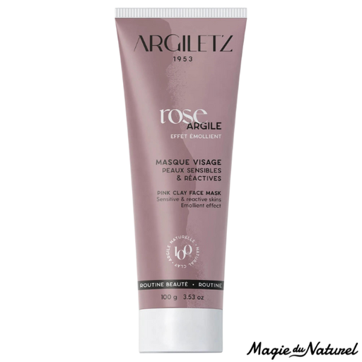 Masque à l'argile rose prêt à l'emploi - 100g l Argiletz l La Magie du Naturel l SUISSE