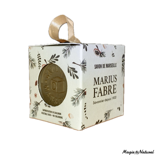 Savon de Marseille à l’huile d’olive, édition limité Noël, 100g l Marius Fabre l La Magie du Naturel l SUISSE