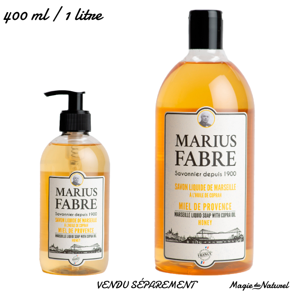 Savon liquide de Marseille Miel de Provence l Marius Fabre l La Magie du Naturel l SUISSE