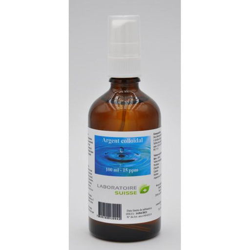 Argent colloidal en spray 100ml 15ppm l Laboratoire-suisse.ch l La Magie du Naturel l SUISSE