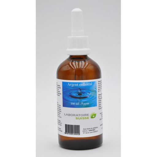 Compte gouttes d'argent colloïdal 100ml 15ppm l Laboratoire-suisse.ch l La Magie du Naturel l SUISSE