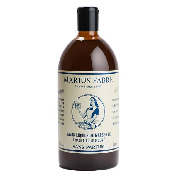 Savon liquide de Marseille, sans parfum l Marius Fabre l La Magie du Naturel l SUISSE