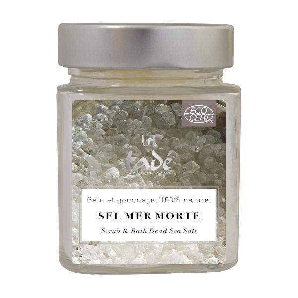 Sel de la mer morte certifié cosmos nat - 280 g l Tadé l La Magie du Naturel l SUISSE