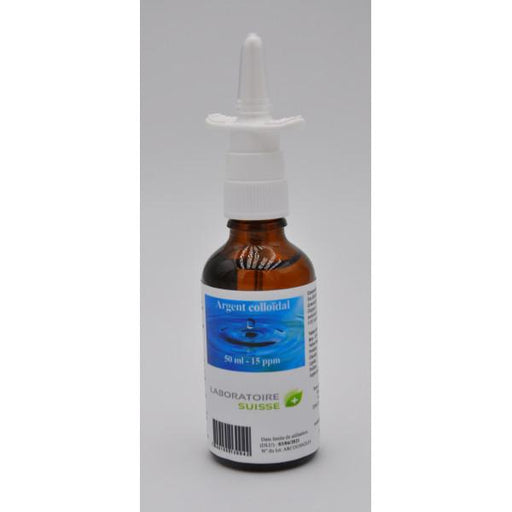 Spray nasal 50 ml d'argent colloïdal 15ppm l Laboratoire-suisse.ch l La Magie du Naturel l SUISSE